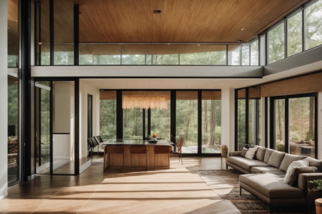 interior of a home in Atlanta with solar control window film